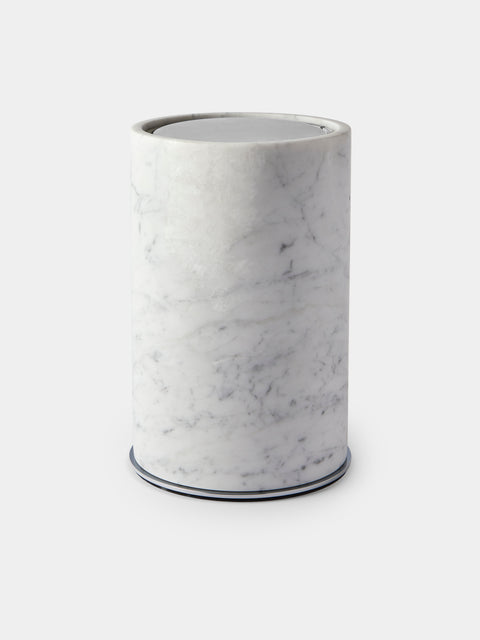 Giobagnara - Positano Marble Wastepaper Bin - White - ABASK - 