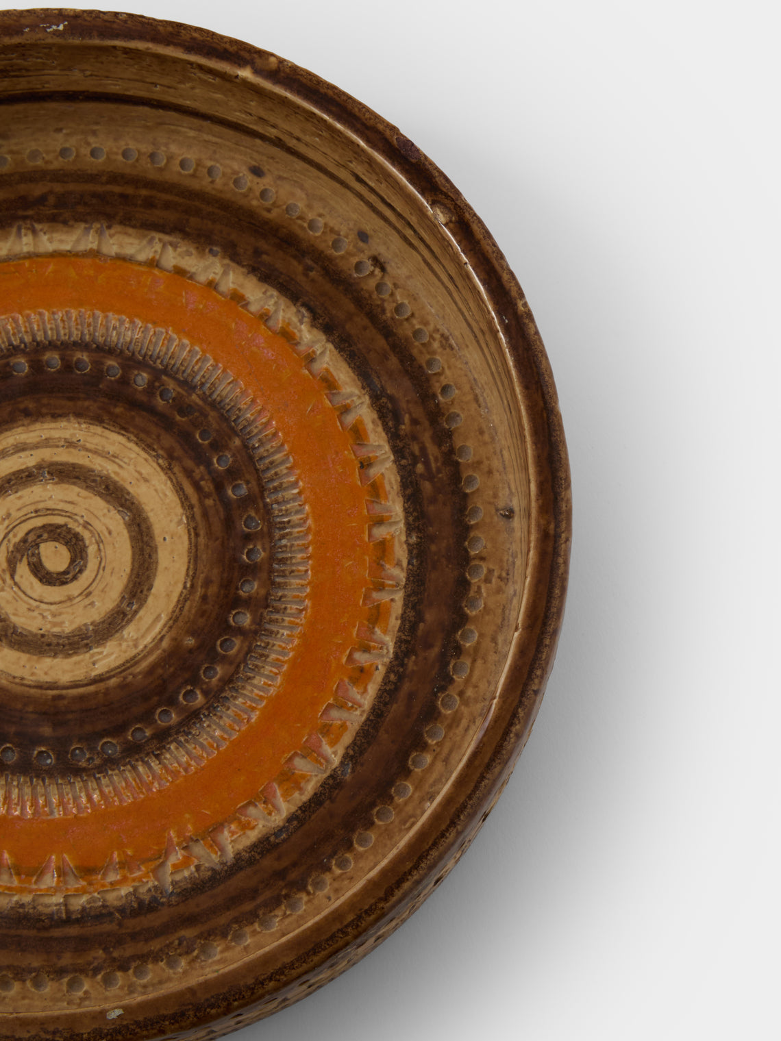 Antique and Vintage - 1960s Bitossi Sahara Ceramic Bowl - Beige - ABASK