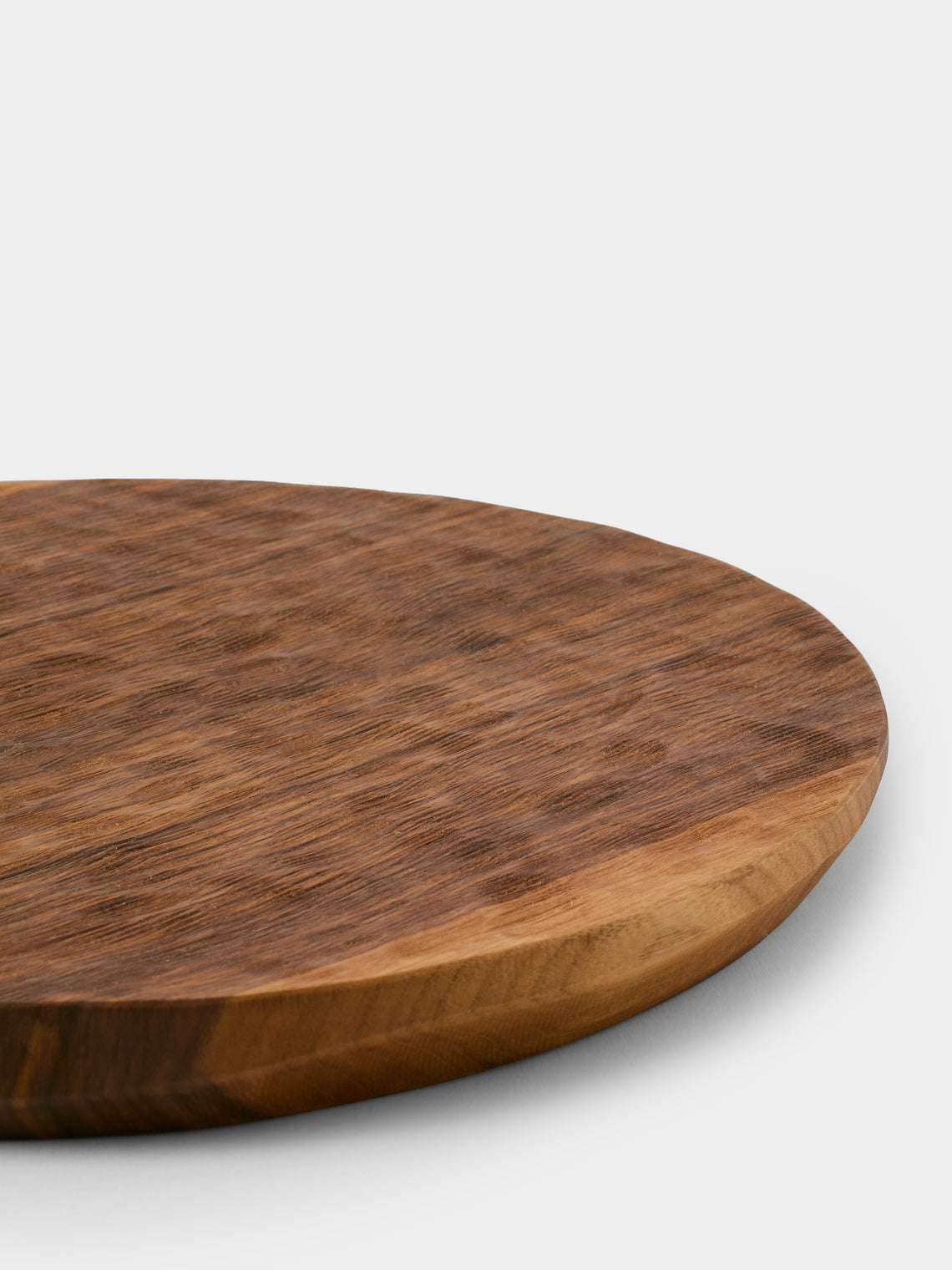 Riccardo Monte - Hand-Carved Walnut Tray (15.5in/40cm) - Brown - ABASK