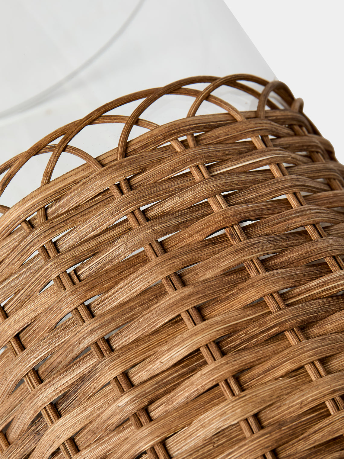 Pigment France - Wideville Rattan Small Candle Holder - Brown - ABASK