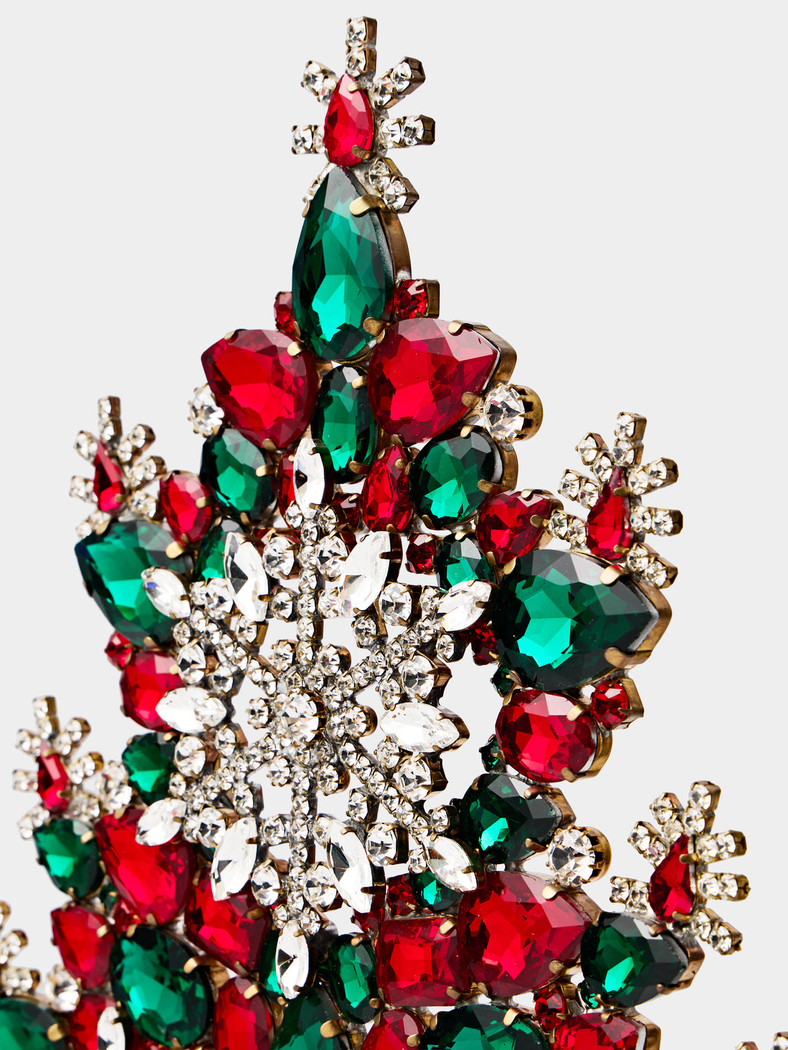 ABASK Decorations - Winter Wonderland Czech Crystal Tree - Red - ABASK