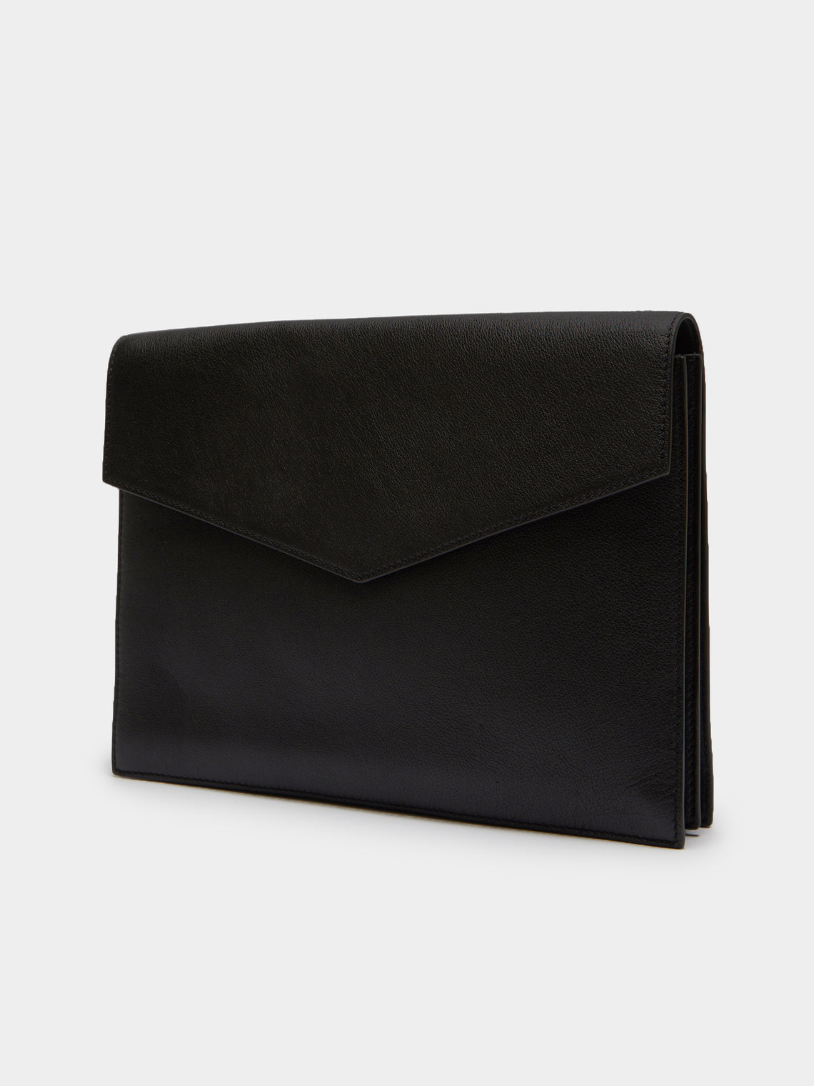 Métier - Leather Double Document Folio - Black - ABASK