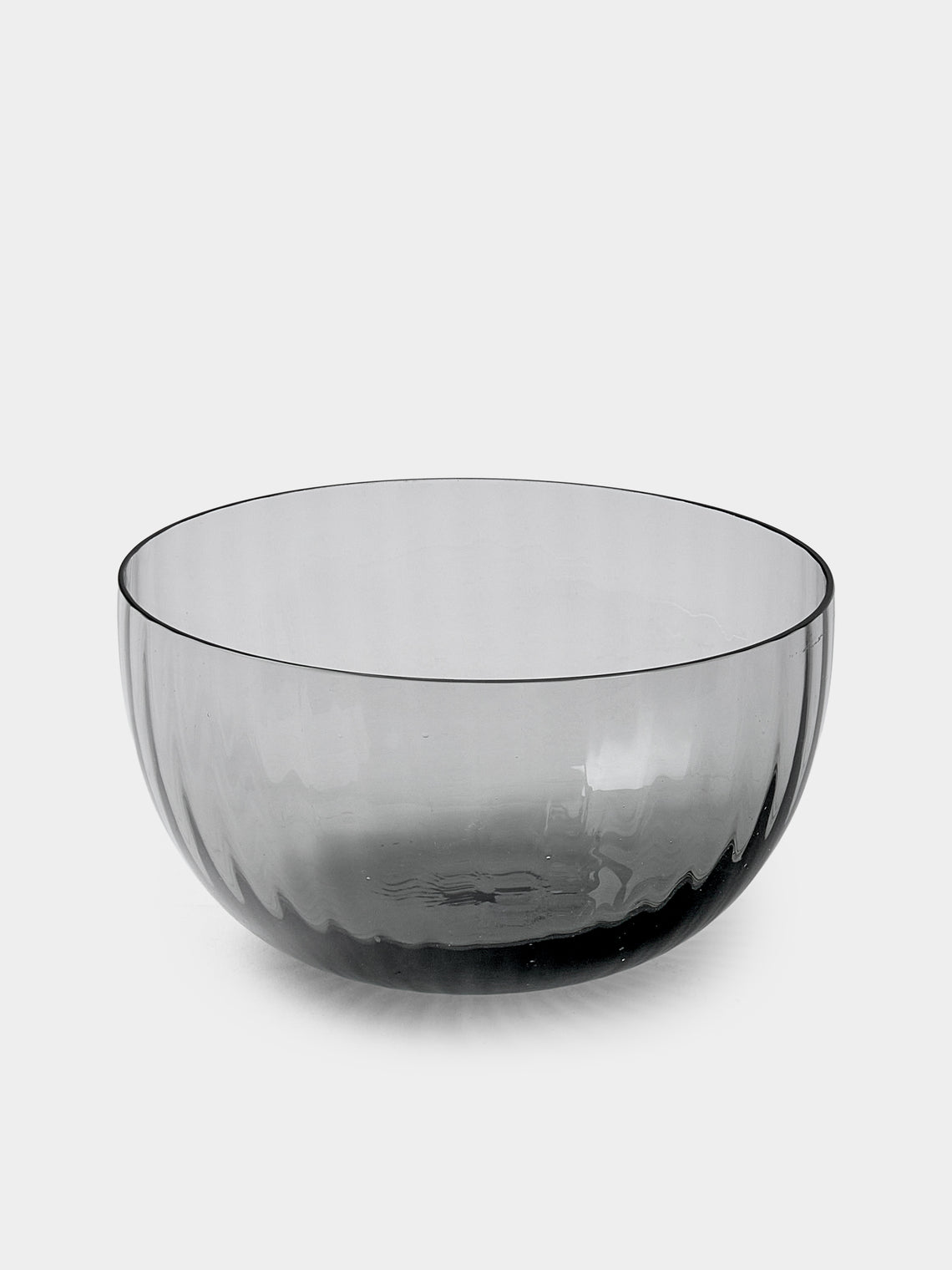 NasonMoretti - | Set of 6 | Idra Hand-Blown Murano Glass Dessert Bowls - Gray - ABASK
