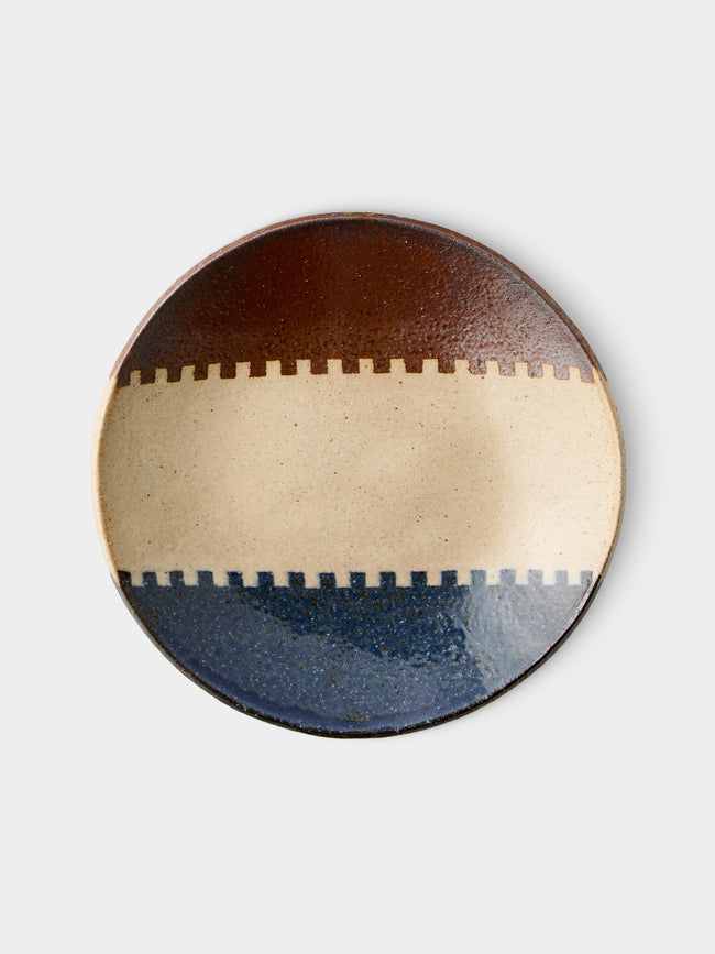 Makidani-gama - No. 3 Nerikomi Ceramic Plates – 6in/15cm (Set of 5) - Multiple - ABASK - 