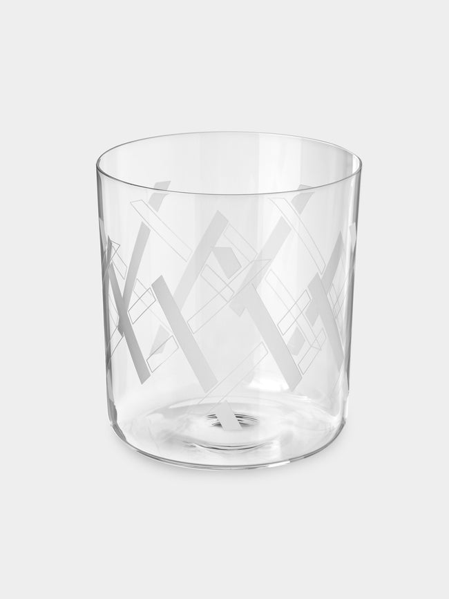 Lobmeyr - Neo Series VI Hand-Engraved Crystal Double Old Fashioned Glass - Clear - ABASK - 