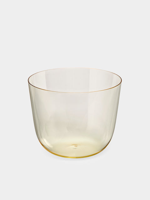 Lobmeyr - Alpha Hand-Blown Crystal Water Tumbler - Yellow - ABASK - 