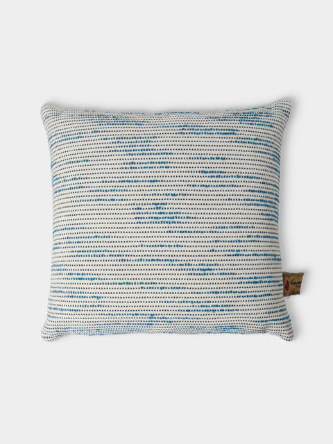 The House of Lyria - Cotton-Blend Cushion (19.5in/50cm) - Blue - ABASK - 