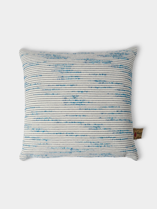 The House of Lyria - Cotton-Blend Cushion (19.5in/50cm) - Blue - ABASK - 