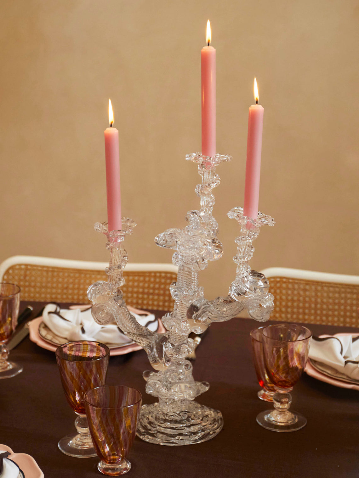 Alexander Kirkeby - Hand-Blown Crystal Candelabra -  - ABASK