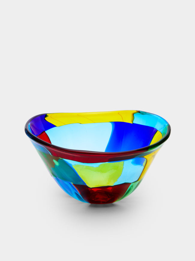 F&M Ballarin - Acquamarina Hand-Blown Murano Glass Small Bowl -  - ABASK - 