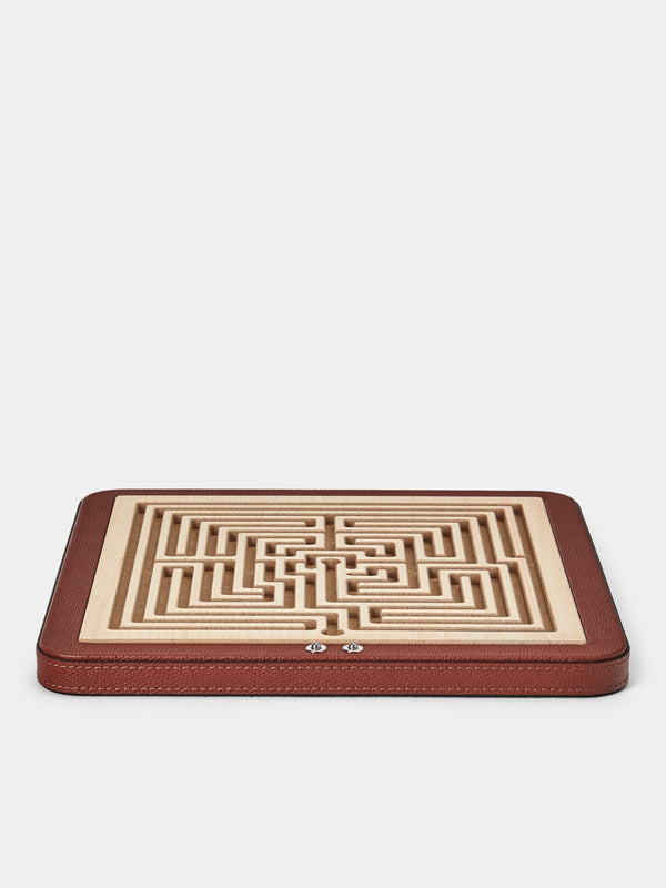 Pinetti - Leather Arianna Labyrinth Set - Brown - ABASK - 