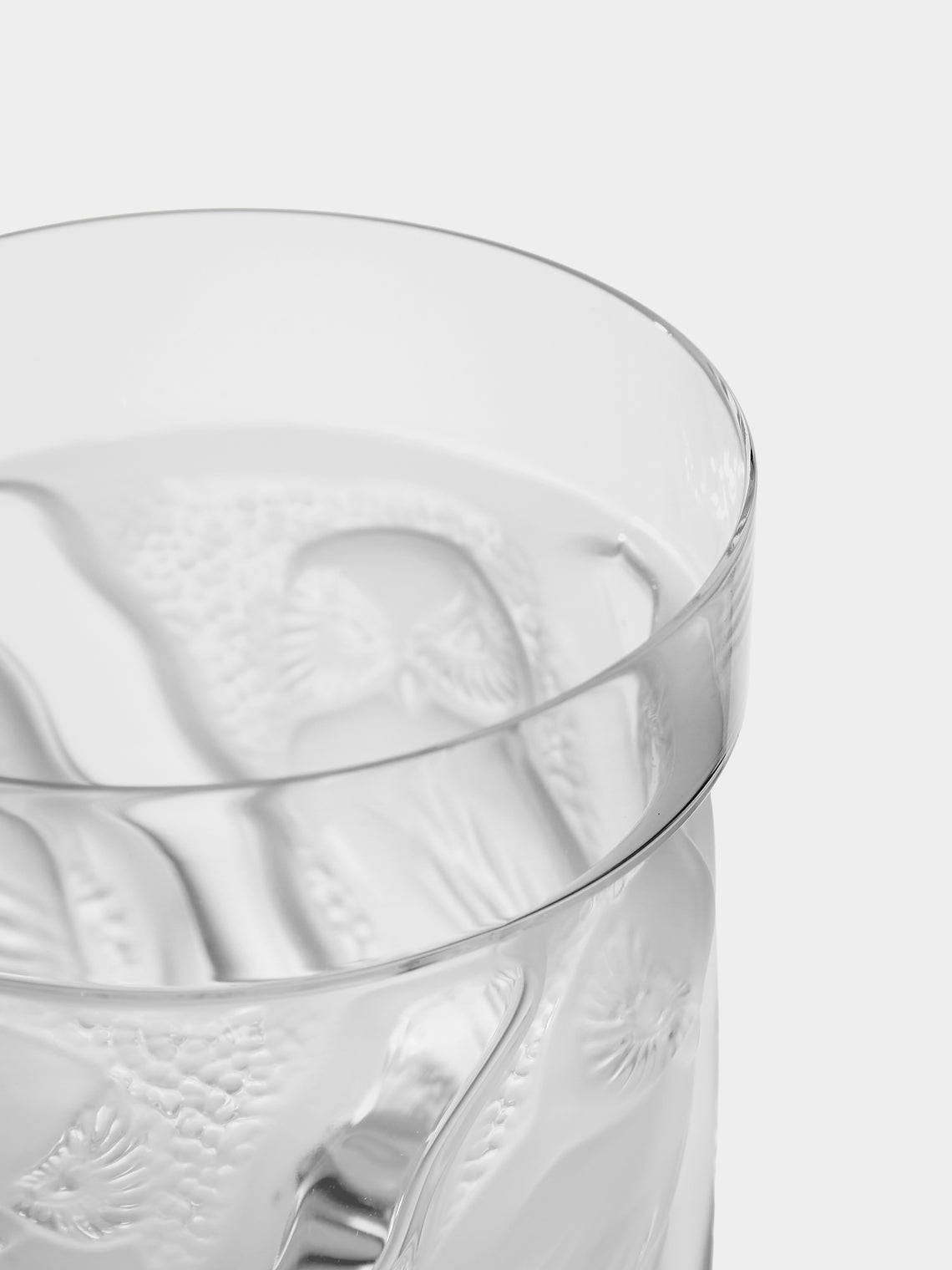 Lalique - Owl Crystal Old Fashioned Tumbler - Clear - ABASK