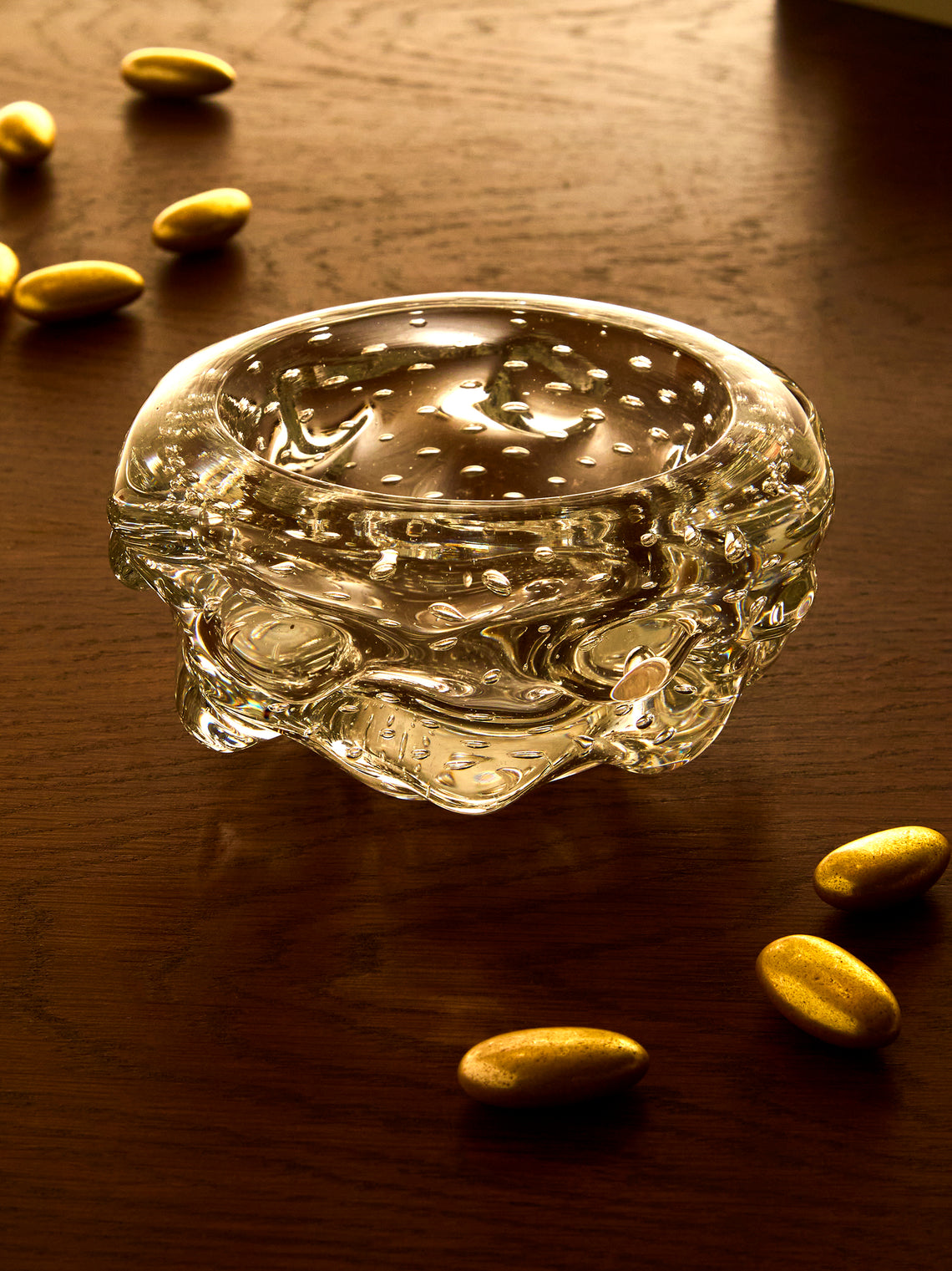 Antique and Vintage - 1960s Barovier & Toso Glass Trinket Bowl - Clear - ABASK