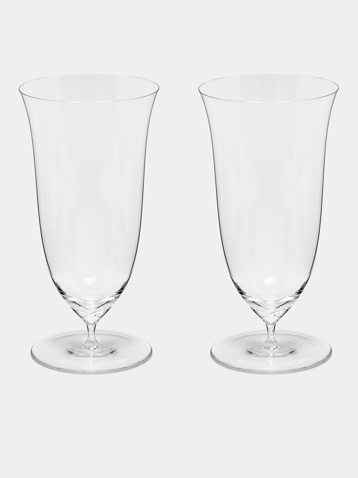 Lobmeyr - Patrician Hand-Blown Crystal Stemmed Beer Glass (Set of 2) - Clear - ABASK