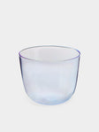 Lobmeyr - Alpha Hand-Blown Crystal Water Tumbler (Set of 2) - Blue - ABASK- 