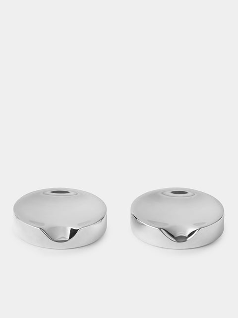 Ercuis - Élégance Regards Silver-Plated Chopstick Rests - Silver - ABASK - 
