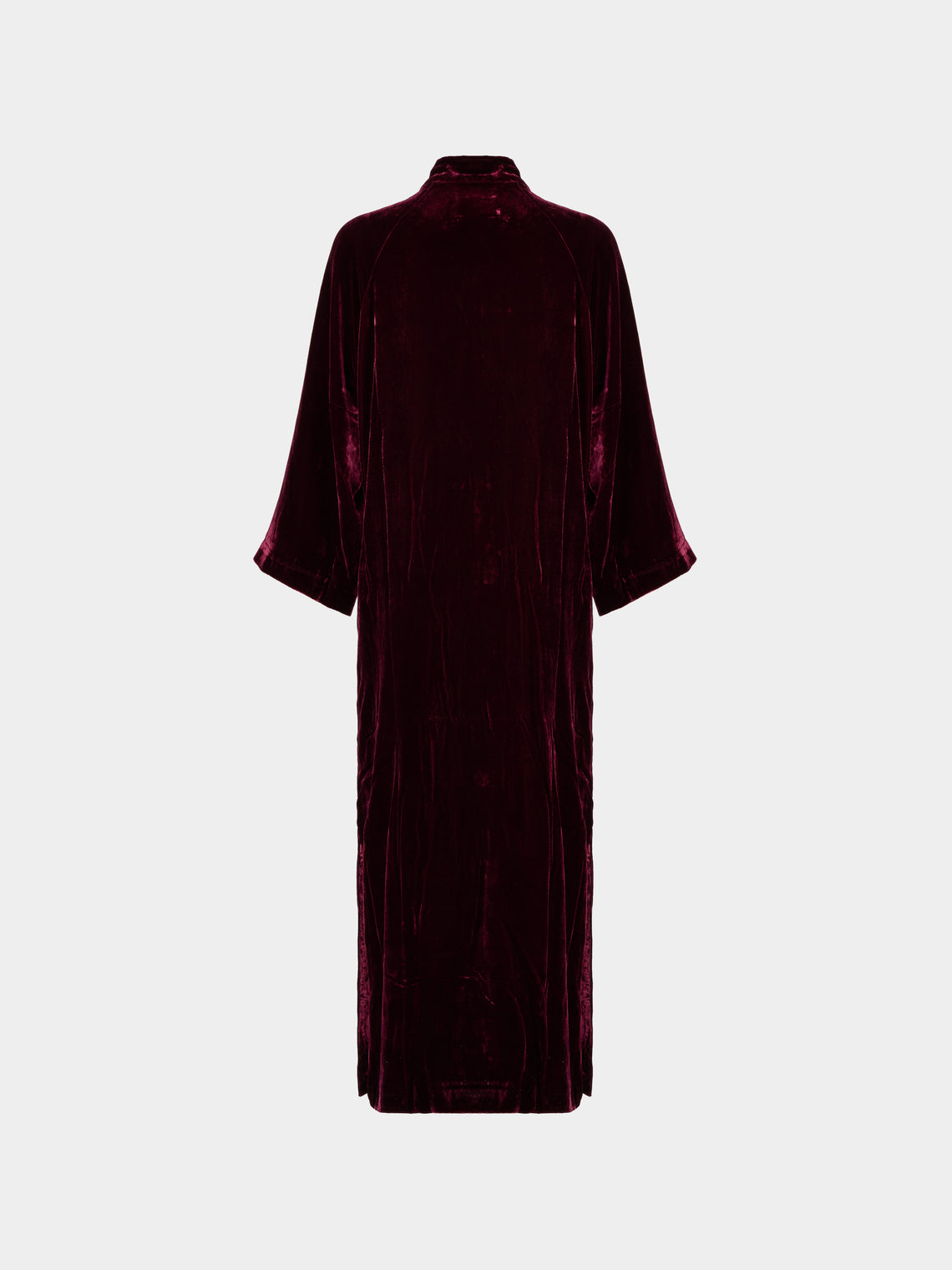Yali Milano - Velvet Light Robe | Size: S - Red - ABASK