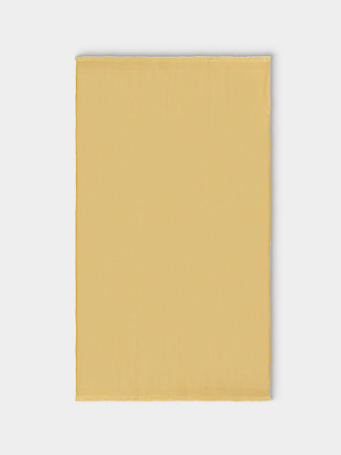 Me & K - Merino Wool and Cashmere King-Size Blanket (106in/2.7m) - Yellow - ABASK - 