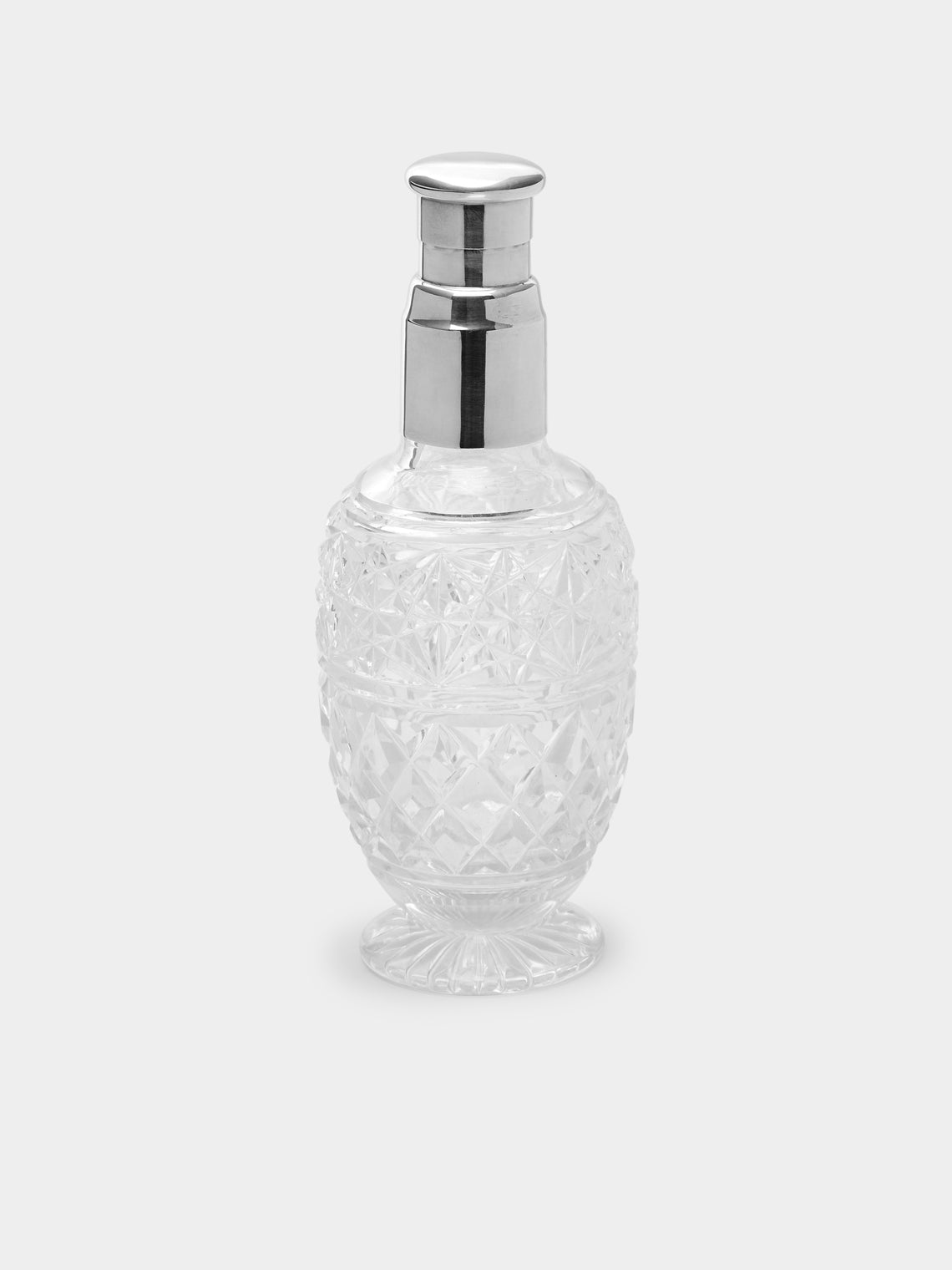 Antique and Vintage - 1929 Crystal and Sterling Silver Cocktail Shaker -  - ABASK - 