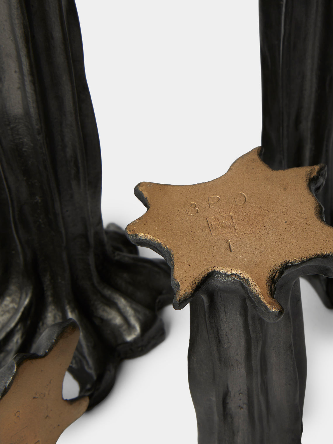 Studio Palatin - | Set of 4 | Arbor Bronze Candlesticks - Black - ABASK