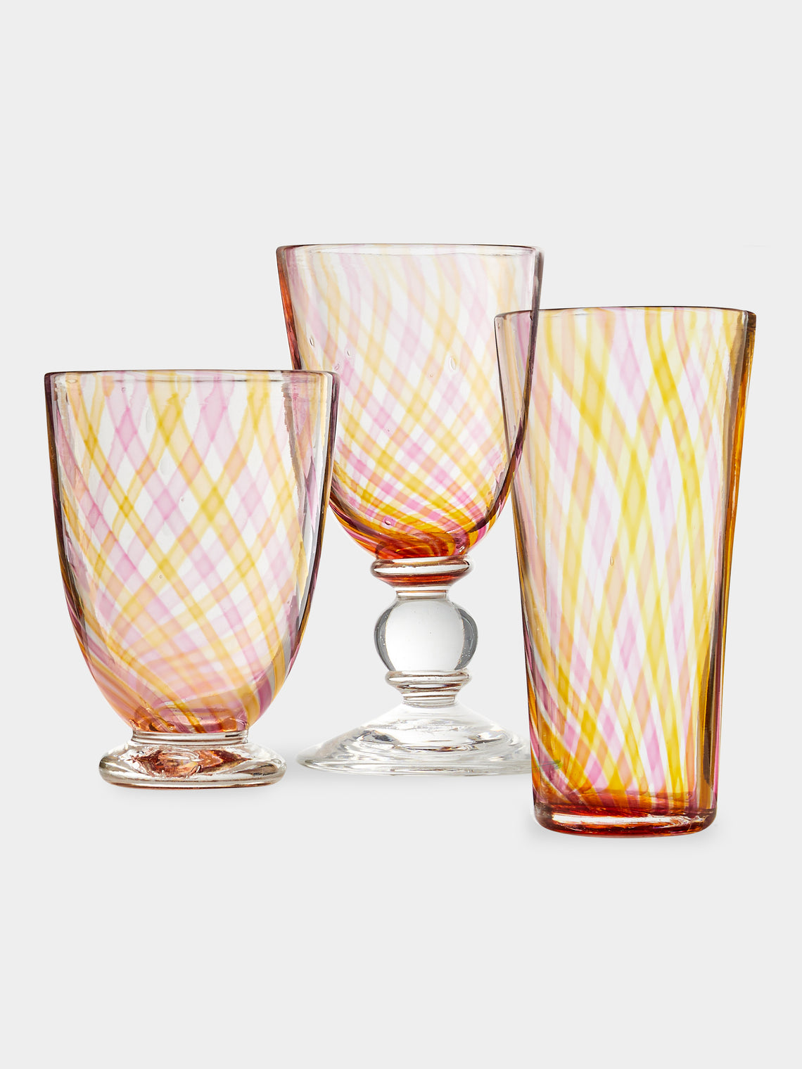 Emsie Sharp - Hand-Blown Glass Collection - Pink - ABASK - 