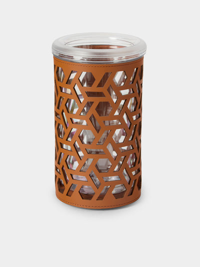 RUDI - Stelvio Leather Thermal Bottle Cooler - Tan - ABASK - 