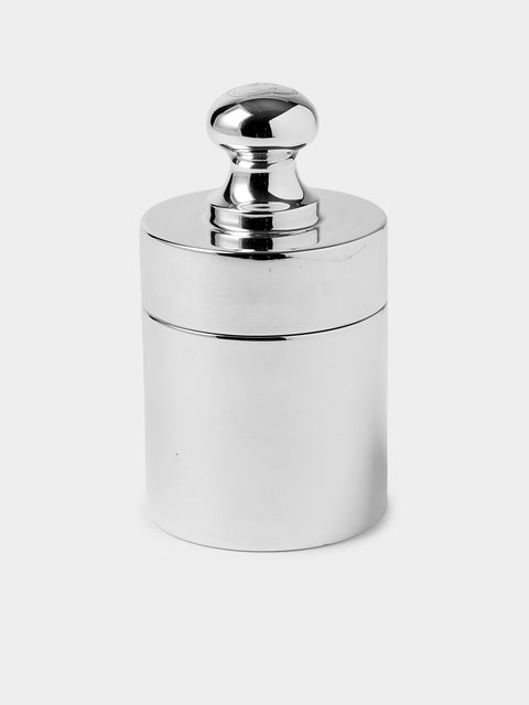 Antique and Vintage - 1980s Gucci Silver-Plated Jar - Silver - ABASK - 