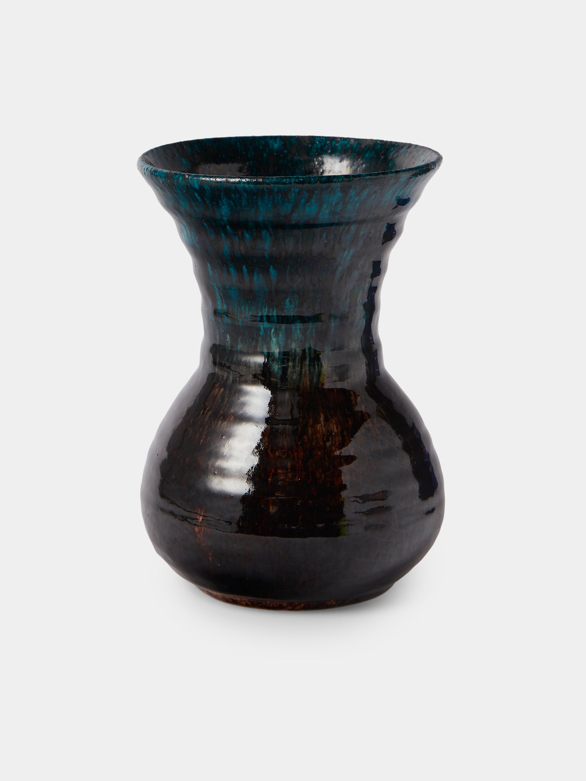 Antique and Vintage - 1950s Accolay Vase - Brown - ABASK - 