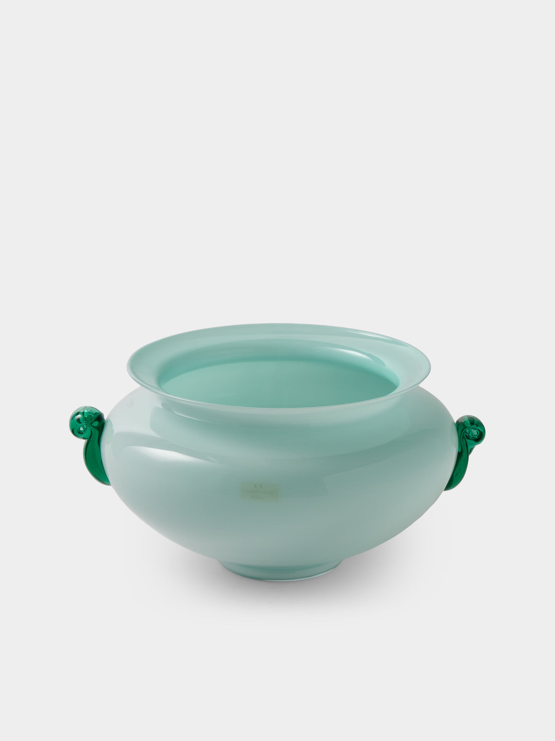 Antique and Vintage - 1980s Venezia Vetri Glass Vase (27.5in/69.5cm) - White - ABASK - 