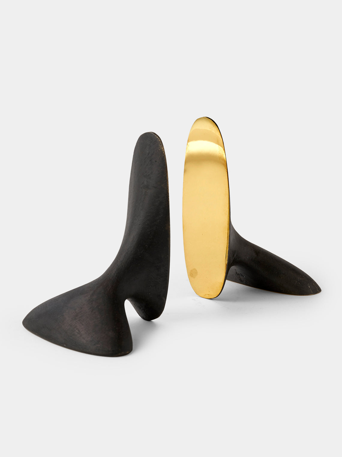 Carl Auböck - Brass Painted Bookends - Black - ABASK