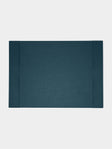Giobagnara - Douglas Leather Desk Blotter - Blue - ABASK - 