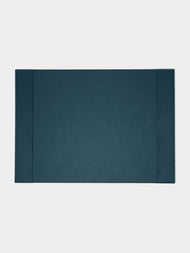 Giobagnara - Douglas Leather Desk Blotter - Blue - ABASK - 
