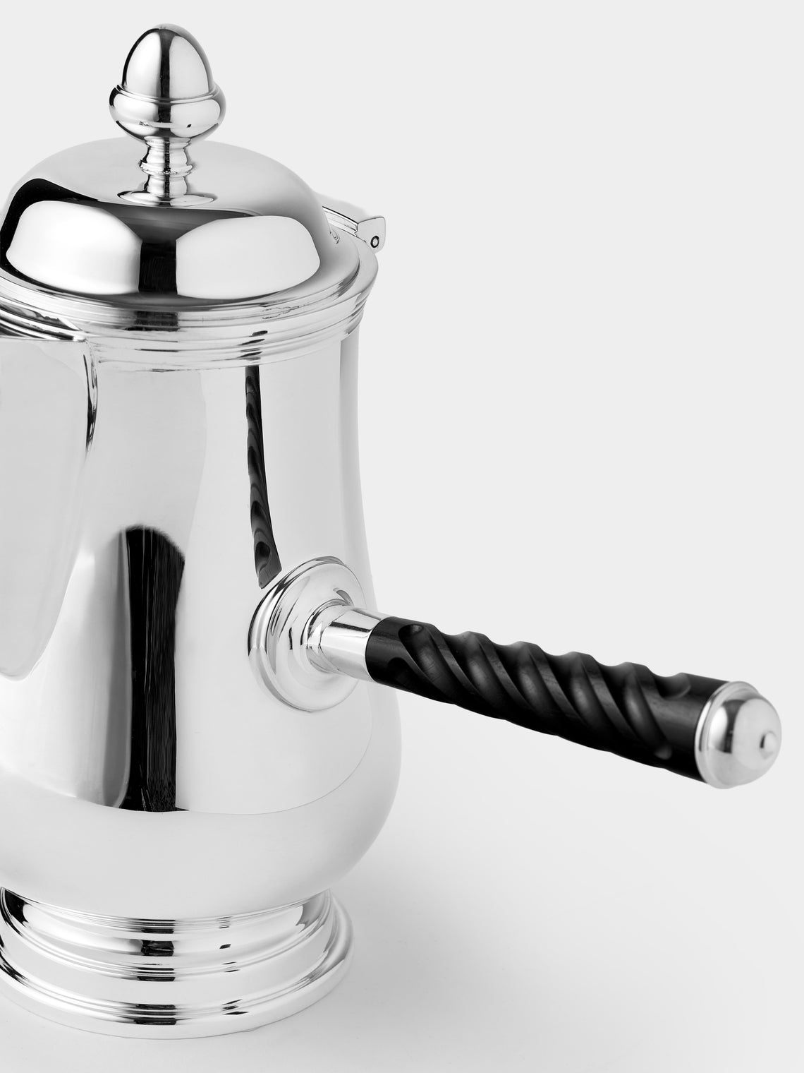Ercuis - Élégance Rencontre Silver-Plated Chocolate Pot - Silver - ABASK