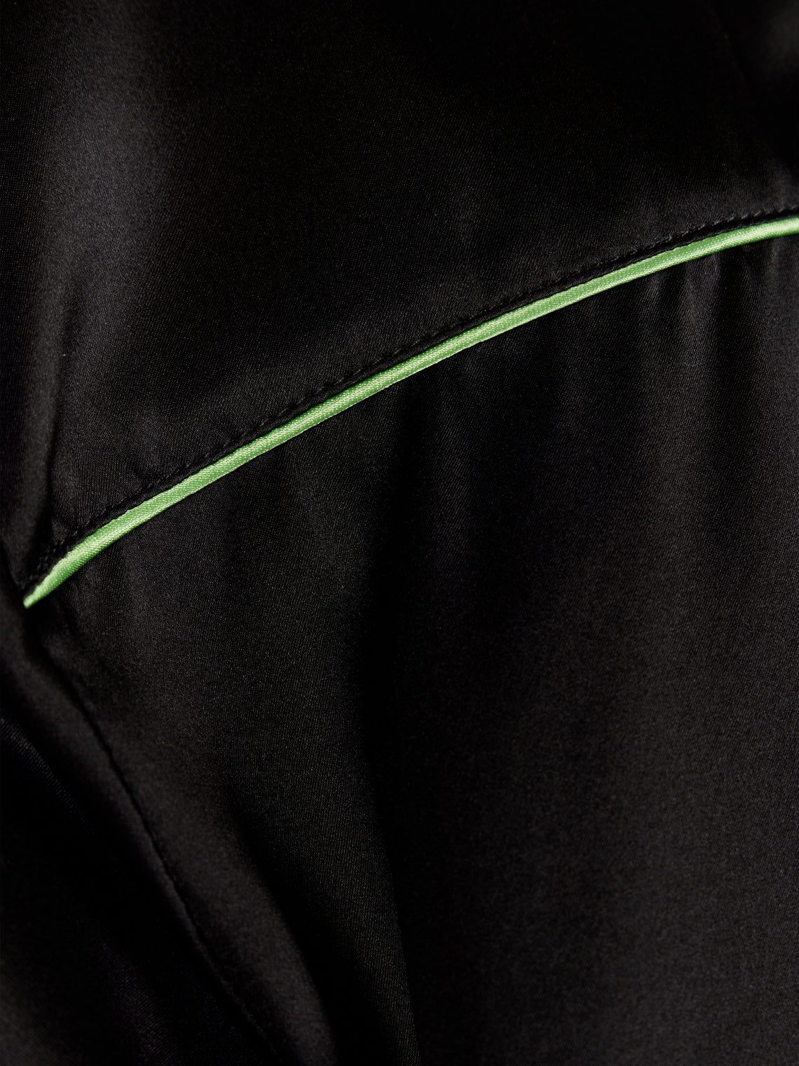 Dorso - Bandana Silk Pajama Set | Size: S - Black - ABASK