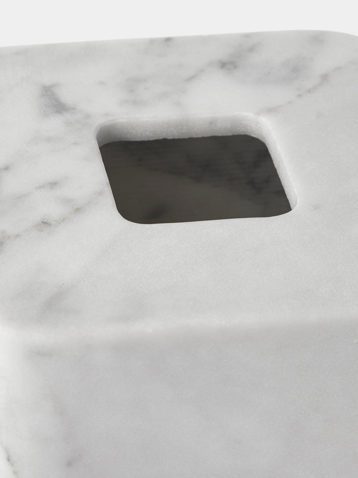 Giobagnara - Polo Marble Tissue Box - White - ABASK