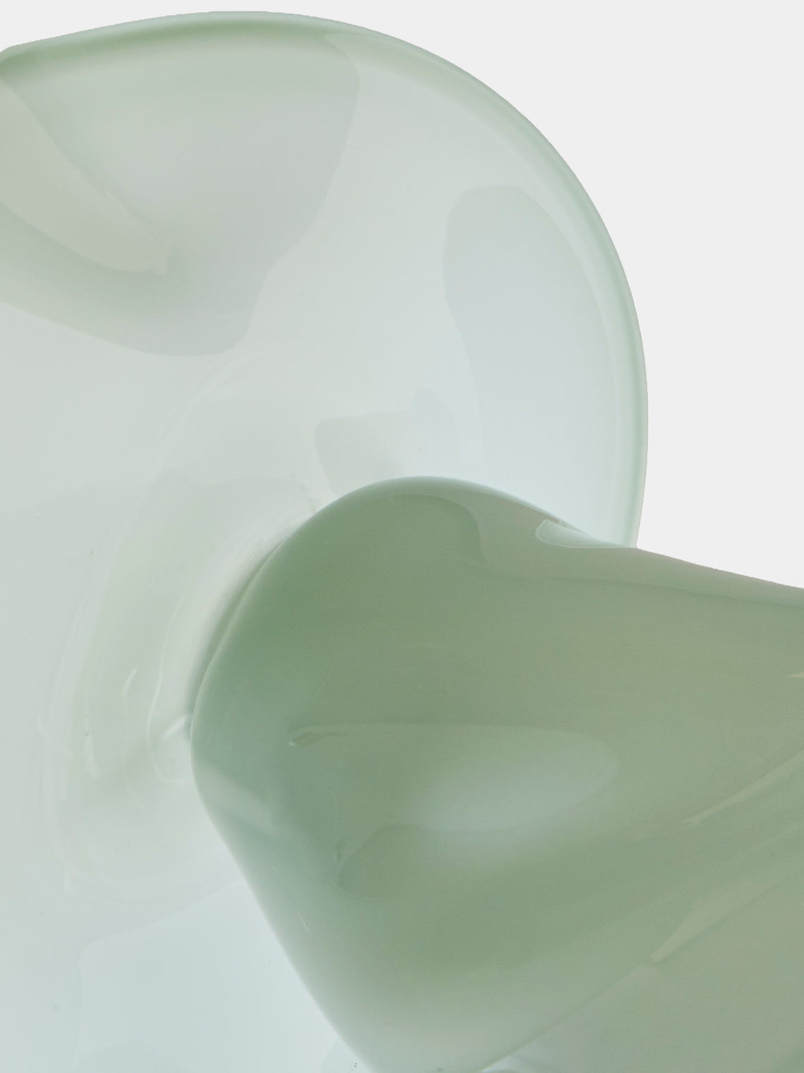 Oog Objects - 9 Hand-Blown Glass Vase (10in/26cm) - Green - ABASK