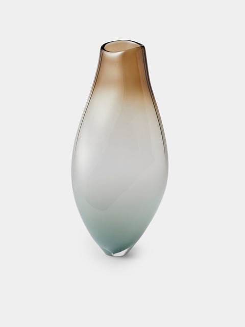 Michèle Oberdieck - Nord Tawny Hand-Blown Glass Vase (15.5in/39cm) - Multiple - ABASK - 