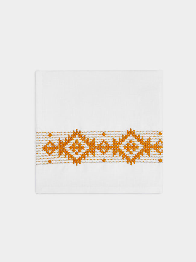 The Table Love - Folklore Embroidered Linen Napkin (Set of 4) -  - ABASK - 