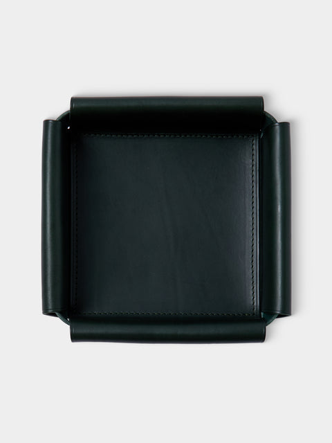 Otzi Studio - Assembly Leather Valet Tray (10in/26cm) - Green - ABASK - 