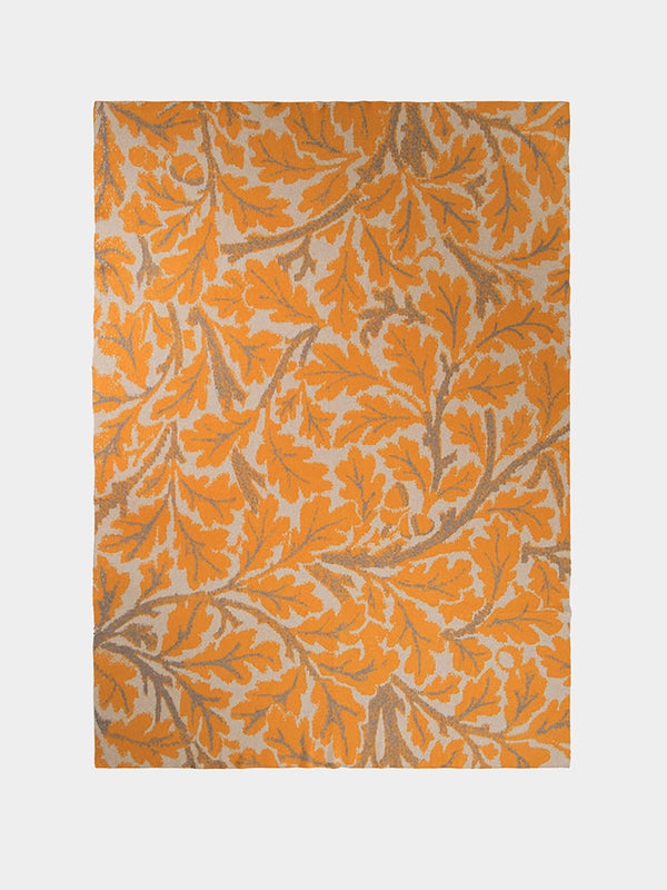 Saved NY - Oak Leaf Cashmere King-Size Bedspread -  - ABASK