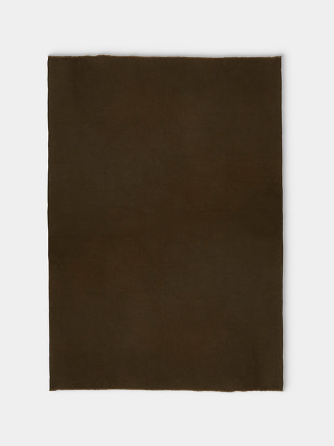 Denis Colomb - Nomad Cashmere Travel Blanket | One Size (79in/2m) - Brown - ABASK - 