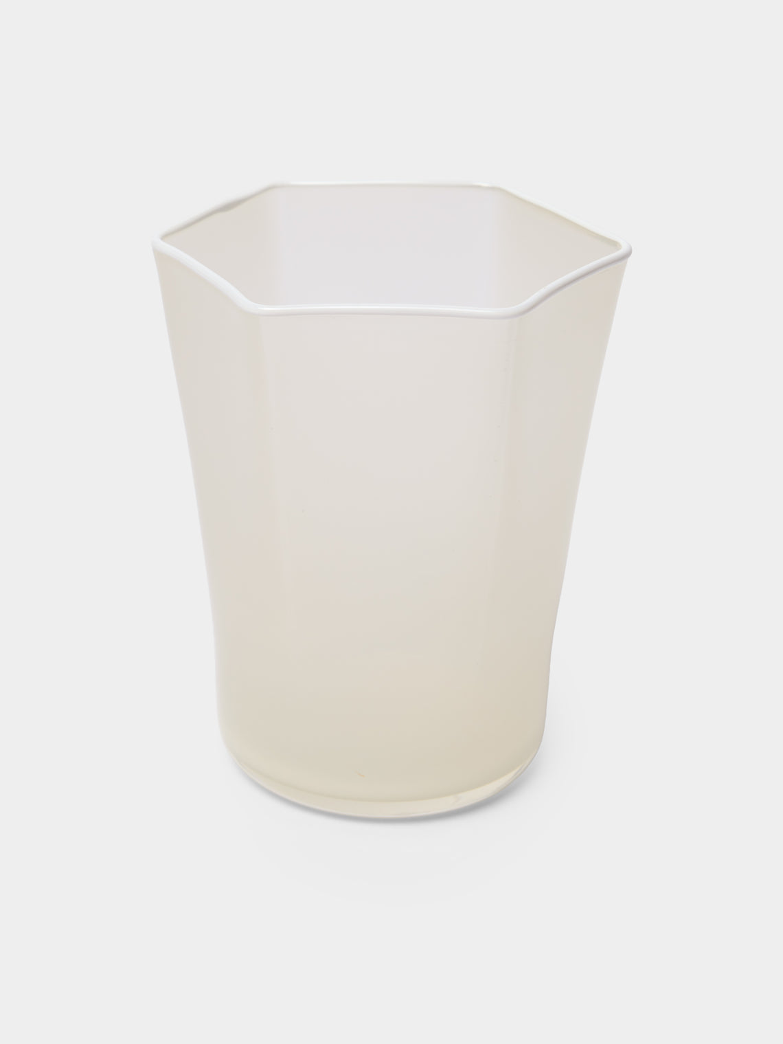 Cosima Swayze - Hex Hand-Blown Glass Tumbler - Yellow - ABASK - 