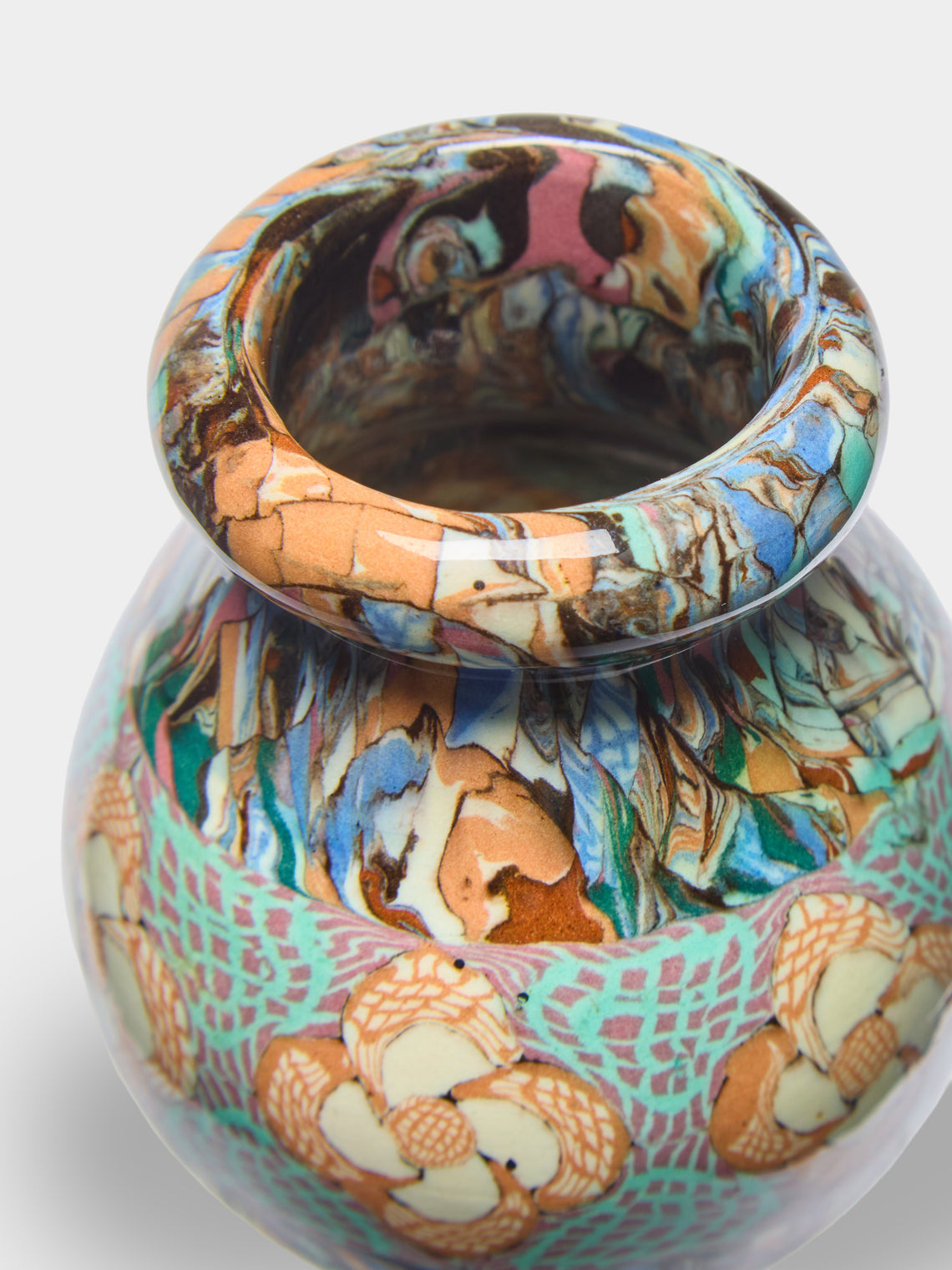 Vintage Montpellier - 1930s Jean Gerbino Ceramic Vase - Multiple - ABASK