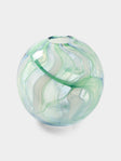 Moonarij - Moonjar Hand-Blown Glass Vase (12in/30cm) - Green - ABASK - 