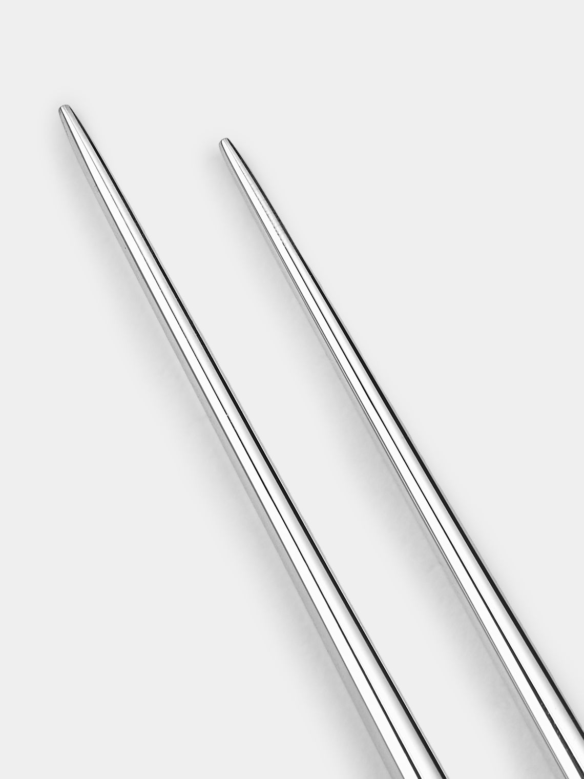 Seikado - Sterling Silver Large Chopsticks - Silver - ABASK