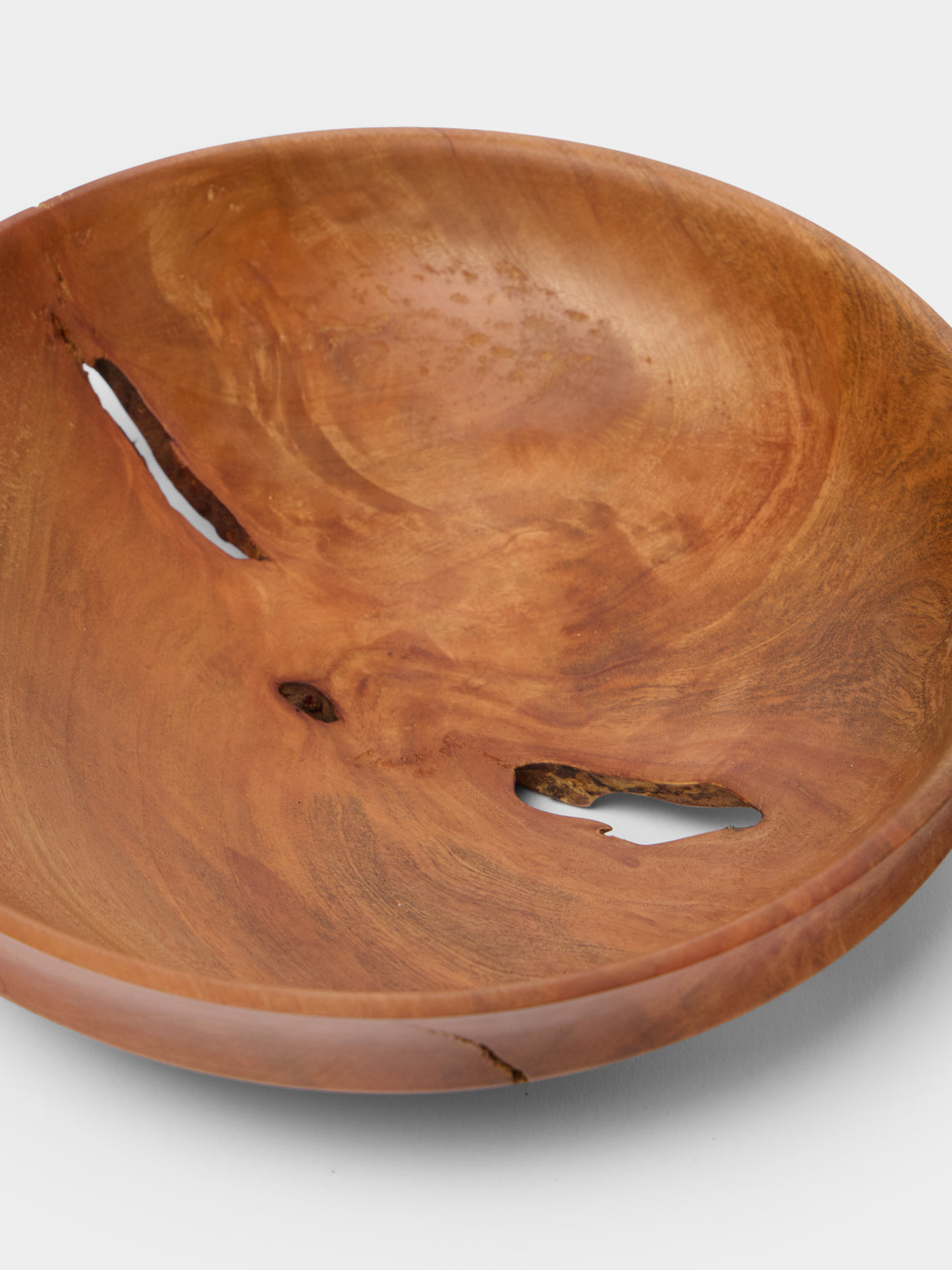 Thursday Furniture - Hand-Turned Cherry Bowl - Brown - ABASK