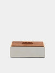 Matthew Kenney - Wood Small Desk Tidy - Cream - ABASK - 