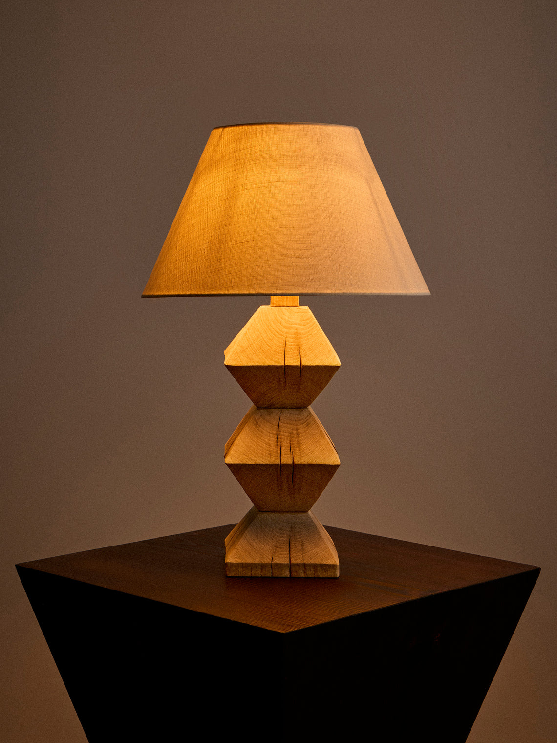 Jamie Gaunt Designs - No. 7 Natural Oak Table Lamp - Natural - ABASK