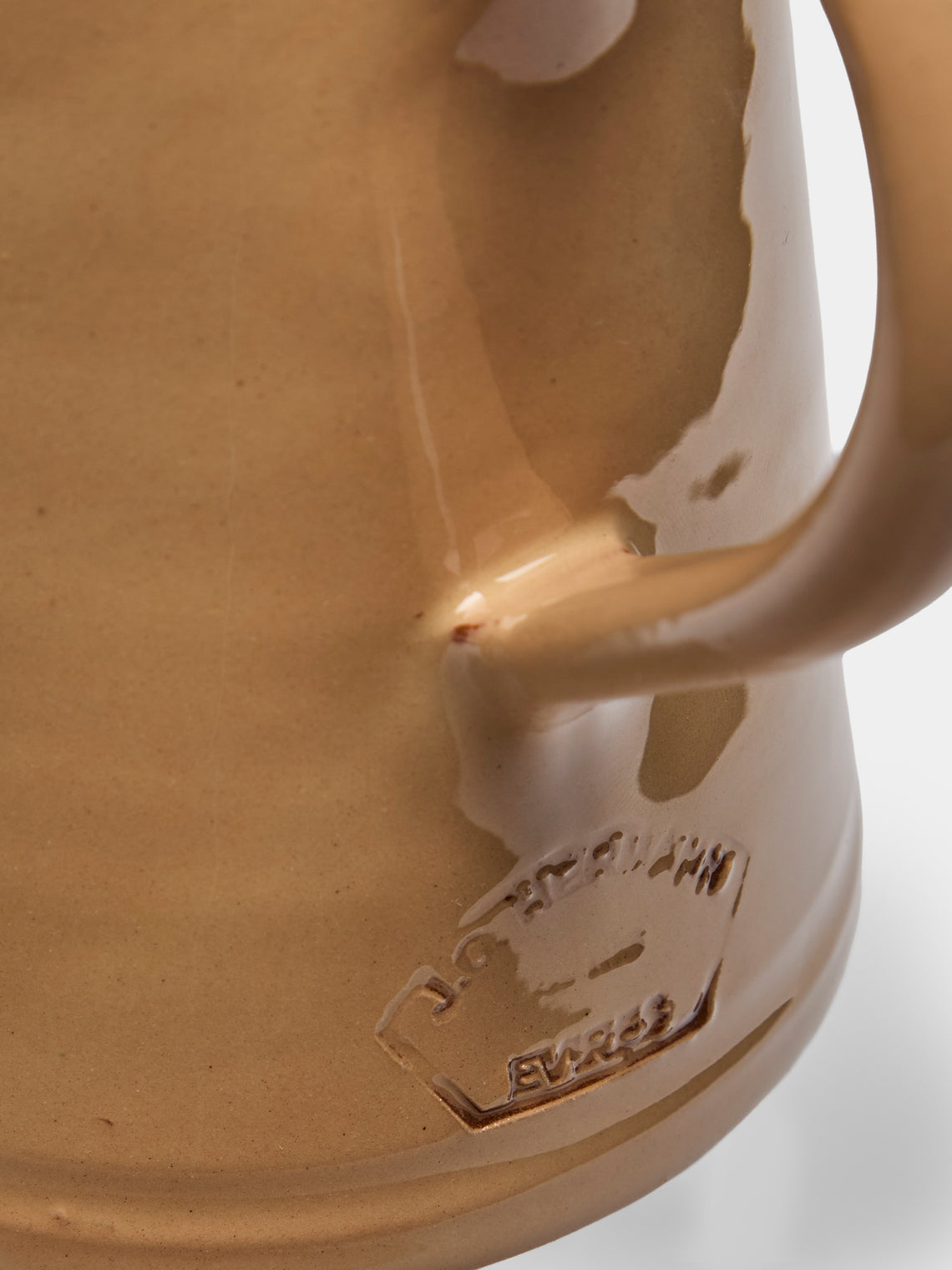 Poterie d’Évires - Cows Hand-Painted Ceramic Milk Jug - Cream - ABASK
