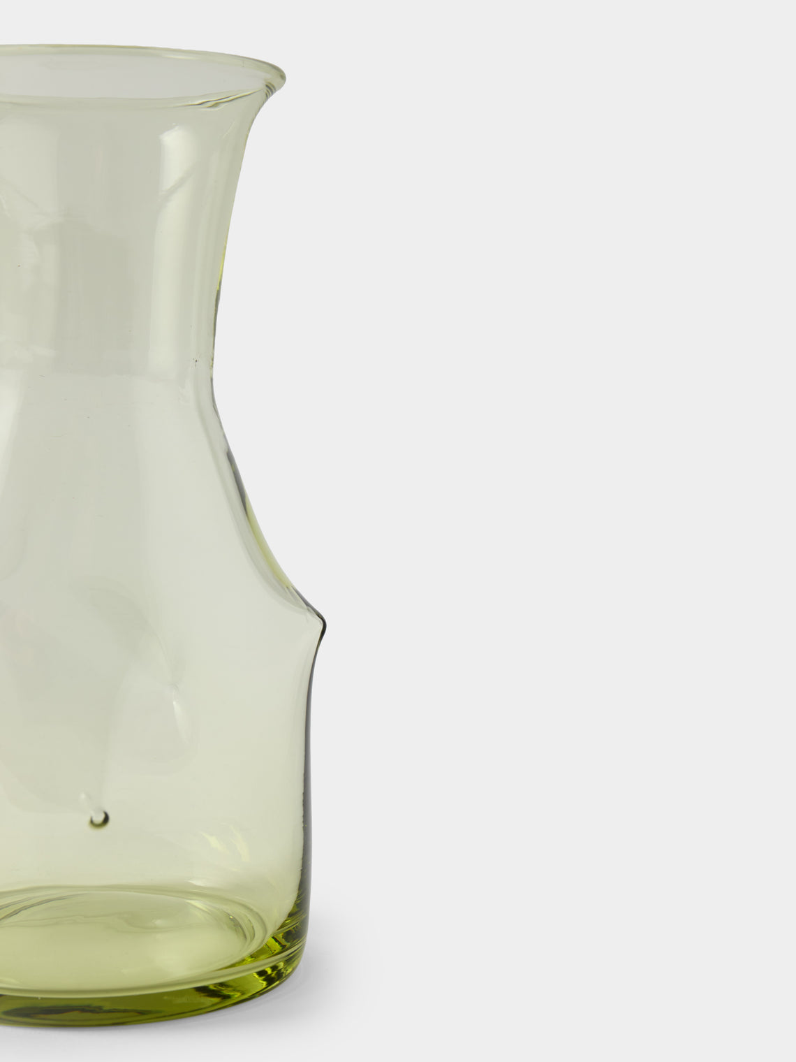 Nijima Glassworks - Hand-Blown Volcanic Glass Pitcher - Green - ABASK